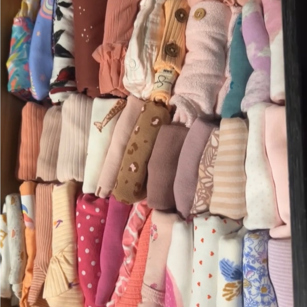 Carter's Pink and Brown Bodysuits Soft Cotton One Pieces